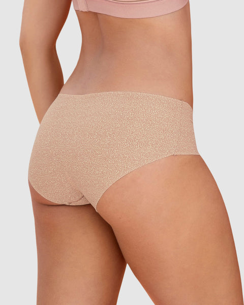 Panty hípster invisible ultraplano sin elásticos y de pocas costuras#color_b73-estampado-textura