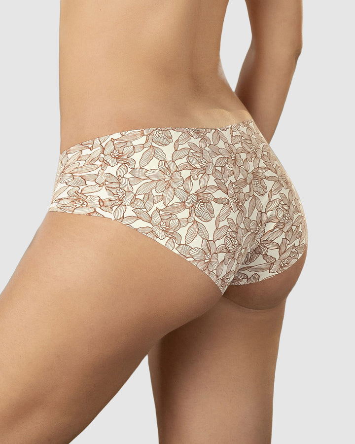 Panty hípster invisible ultraplano sin elásticos y de pocas costuras