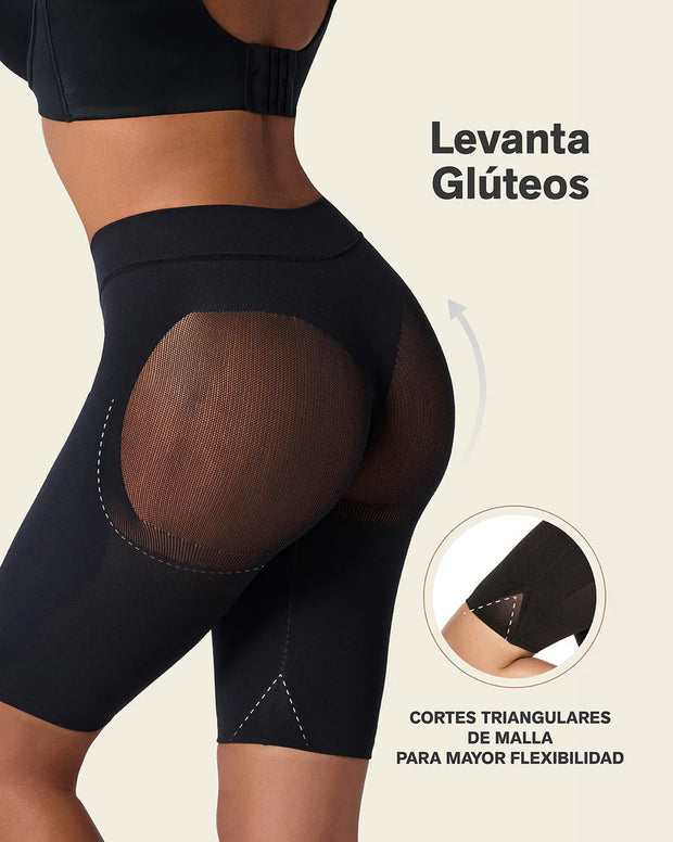 Faja pantalón seamless con efecto levanta glúteos