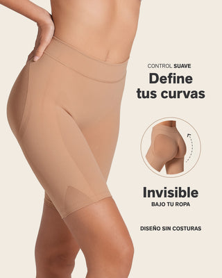 Panty faja seamless con efecto levanta cola#color_852-cafe-medio