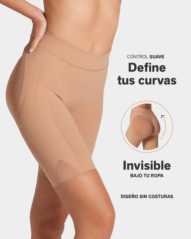 Panty faja seamless con efecto levanta cola#color_852-cafe-medio