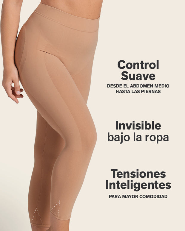 Faja pantalón capri invisible levanta cola