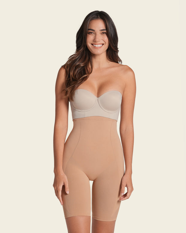 Body faja media pierna invisible levanta cola