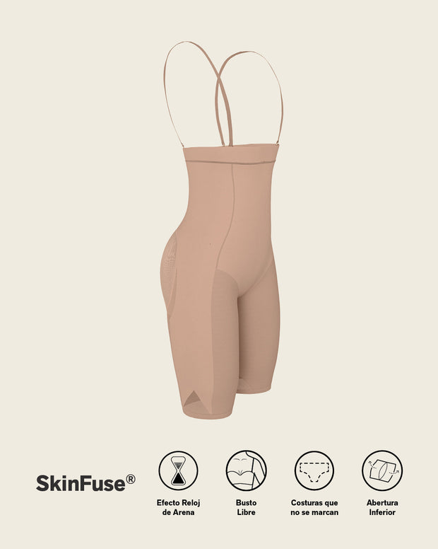 Body faja media pierna invisible levanta cola