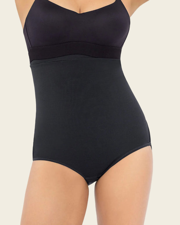 Faja pantalón postquirúrgica con laterales en velcro