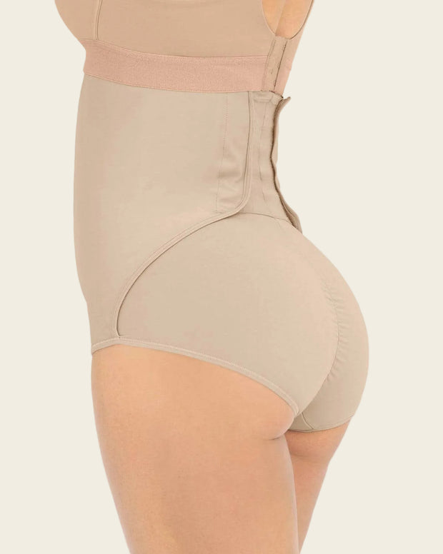 Faja pantalón postquirúrgica con laterales en velcro