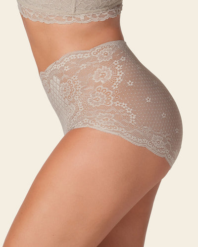 Panty clásico en encaje Smartlace®#color_802-cafe-claro