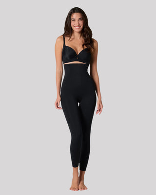 Legging de tiro alto de compresión en abdomen y piernas#color_700-negro