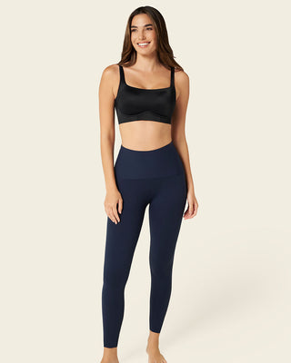 Legging deportivo tiro alto de control y de secado rápido#color_b55-azul-oscuro