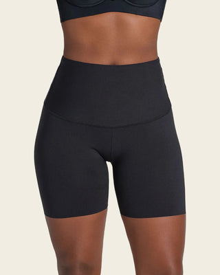 Short de compresión de abdomen y cintura que disimula la celulitis#color_700-negro