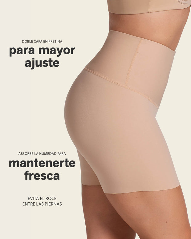 Short de compresión de abdomen y cintura que disimula la celulitis