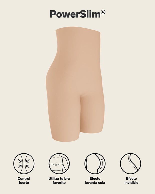 Faja pantalón de tiro alto con compresión en abdomen y cintura