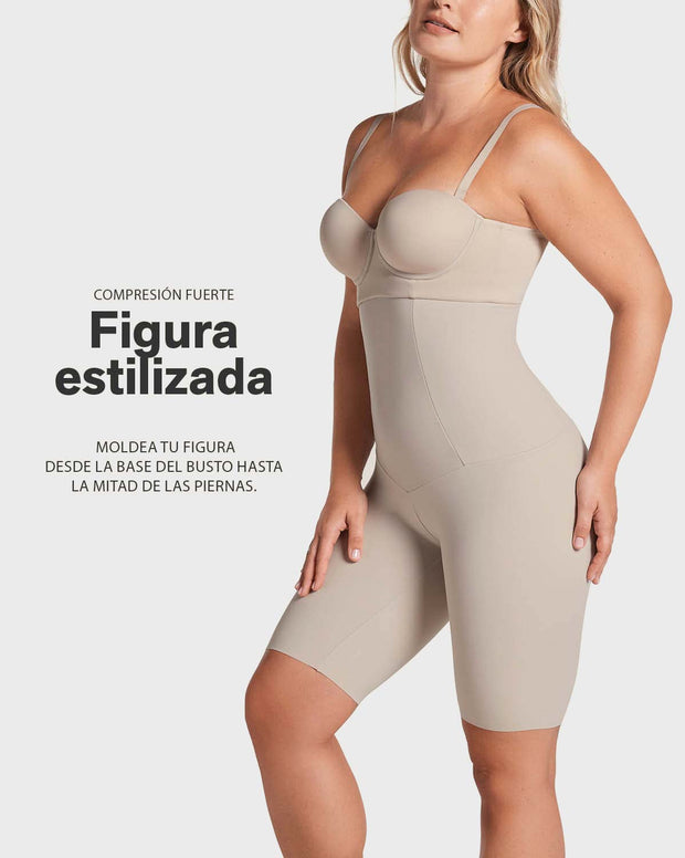 Faja pantalón de tiro alto con control en abdomen y cintura