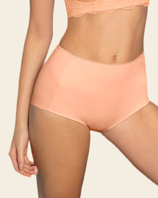 Panty clásico efecto invisible de control fuerte en abdomen#color_170-mandarina