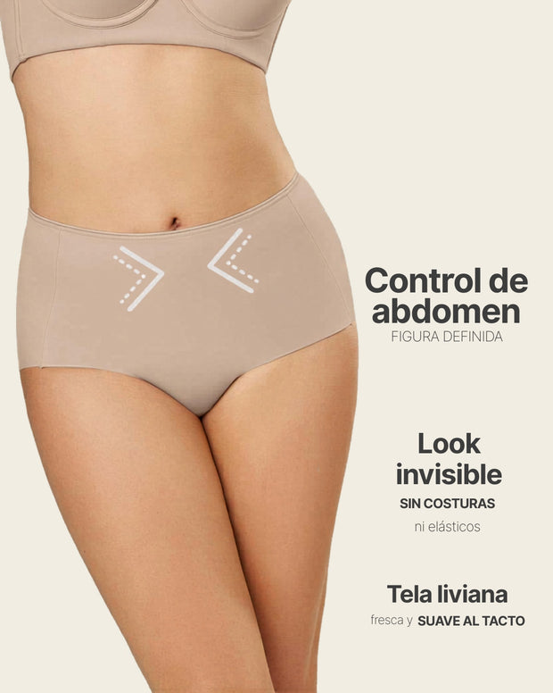 Panty clásico efecto invisible de control fuerte en abdomen