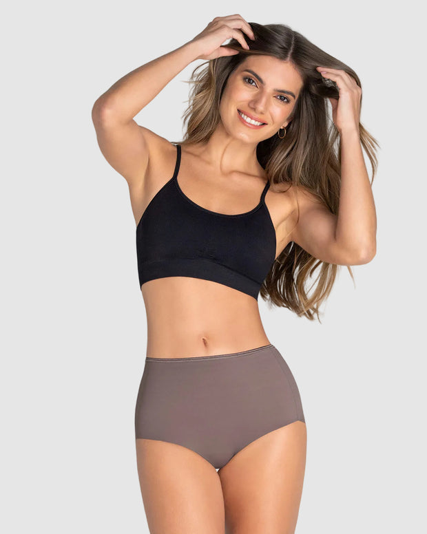 Panty clásico efecto invisible de compresión fuerte en abdomen