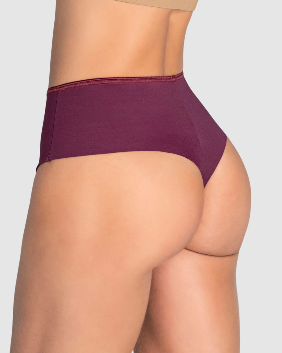 Panty faja brasilera de compresión fuerte tiro alto