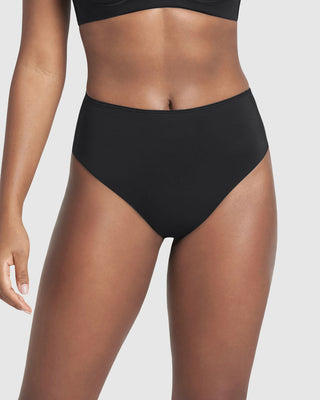 Panty faja brasilera de compresión fuerte tiro alto#color_700-negro