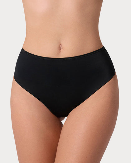 Panty faja brasilera de compresión fuerte tiro alto#color_700-negro