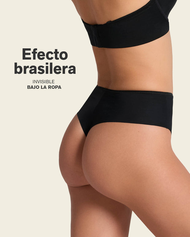 Panty faja brasilera de compresión fuerte tiro alto