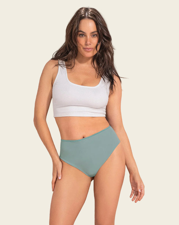 Panty faja brasilera de compresión fuerte tiro alto