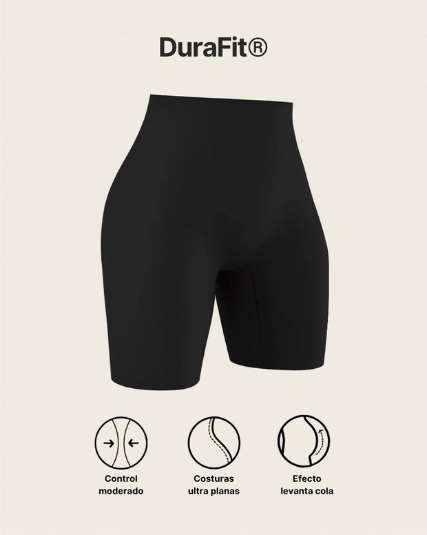 Panty short invisible de compresión de abdomen efecto levanta cola