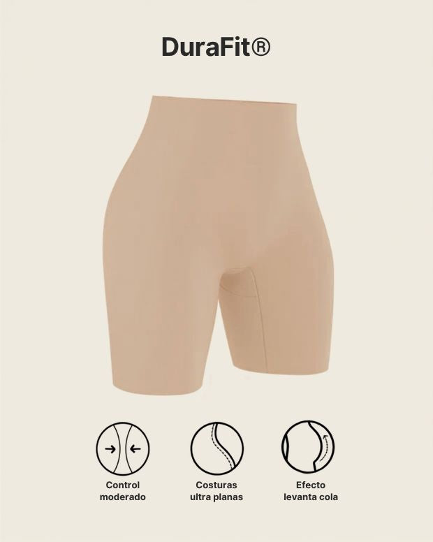 Panty short invisible de compresión de abdomen efecto levanta cola