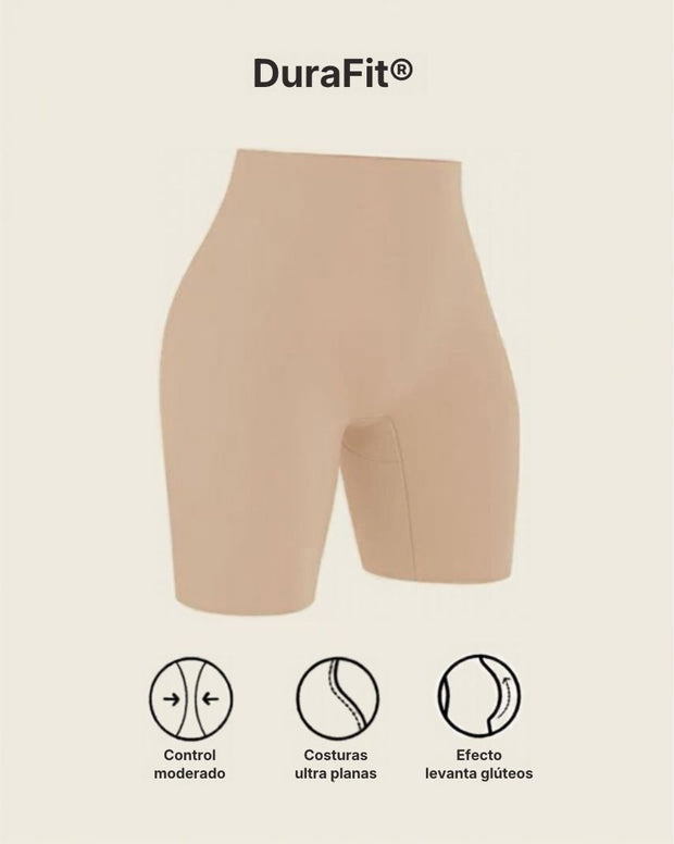 Panty short invisible de compresión de abdomen efecto levanta cola