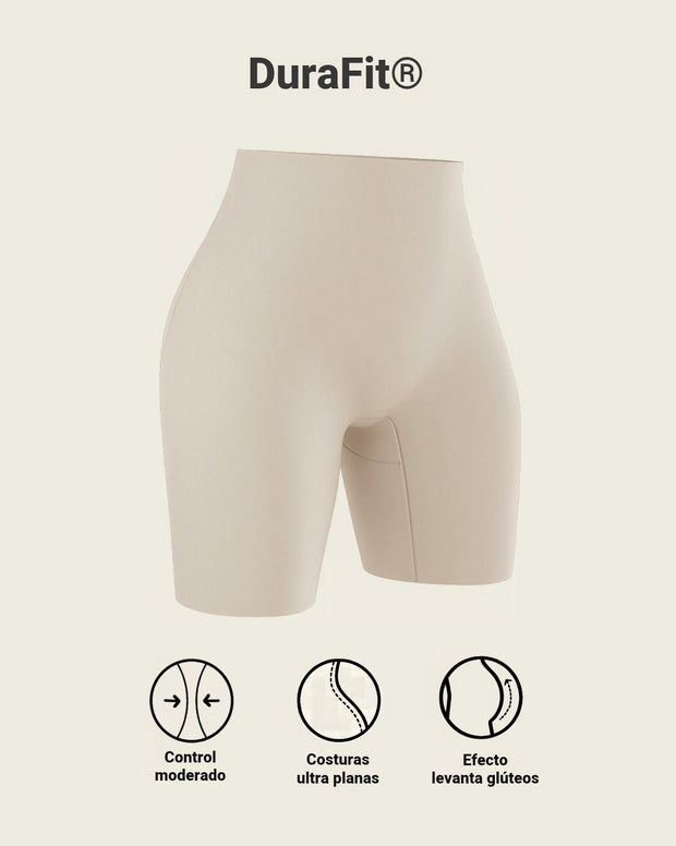Panty short invisible de control moderado con realce de glúteos