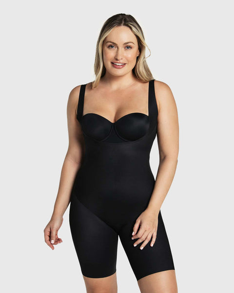 Body busto libre ultraliviano de compresión fuerte#color_700-negro