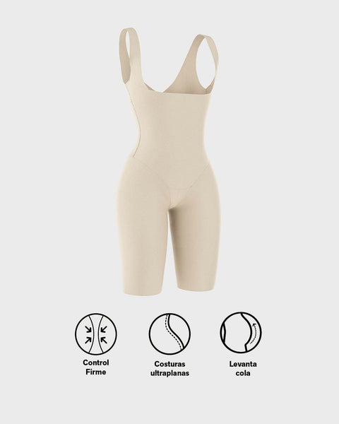 Body busto libre ultraliviano de compresión fuerte#color_700-negro