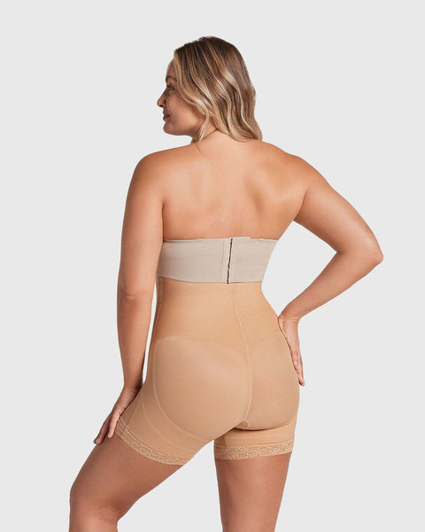 Faja corta con realce de glúteos#color_880-beige