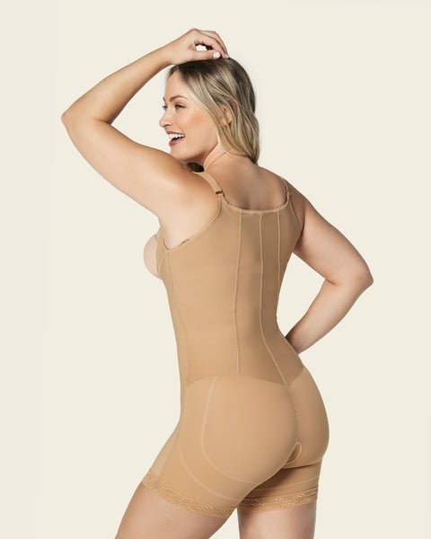 Body busto libre de compresión fuerte levanta cola#color_880-beige