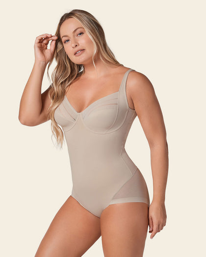 Body de control suave y copas con arco#color_802-cafe-claro