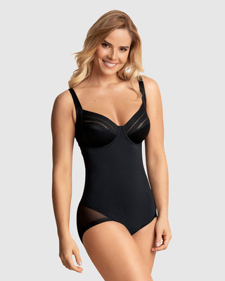 Body de control suave y copas con arco#color_700-negro