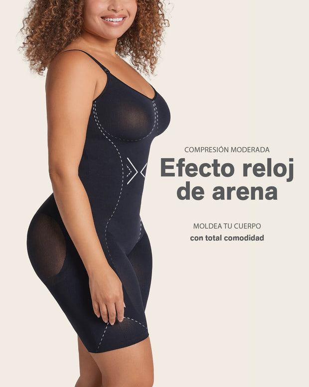 Faja body invisible de compresión efecto levanta cola