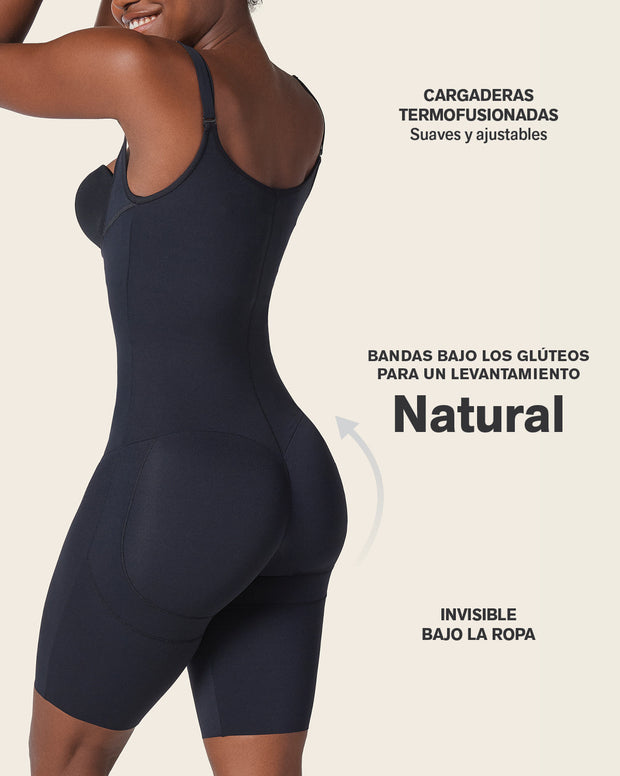 Body de Compresión Fuerte en Abdomen con Efecto Levanta Cola