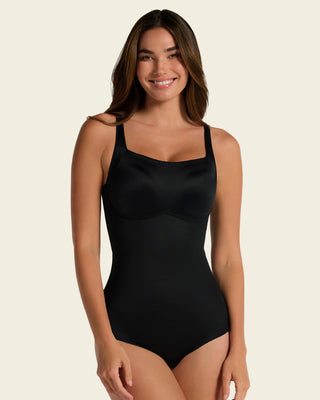 Body de compresión de abdomen con bra incorporado#color_700-negro