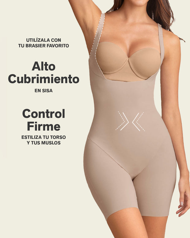 Body busto libre de compresión fuerte efecto levanta glúteos