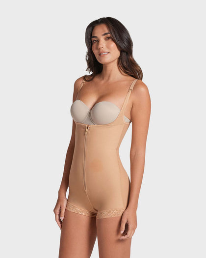 Faja estilo body de compresión fuerte levanta cola#color_880-beige