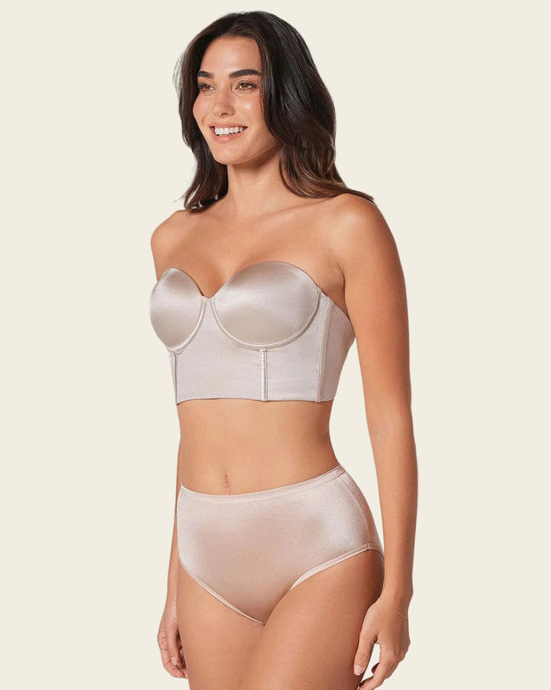 Panty clásico pierna alta con excelente cubrimiento tela suave