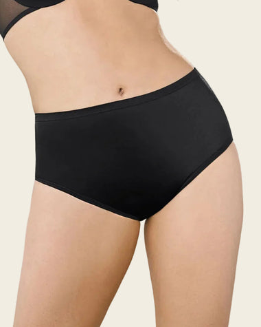 Panty clásico pierna alta con excelente cubrimiento tela suave#color_700-negro