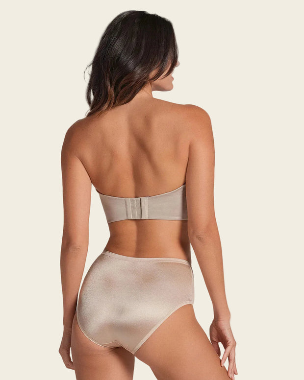 Panty clásico pierna alta con excelente cubrimiento tela suave