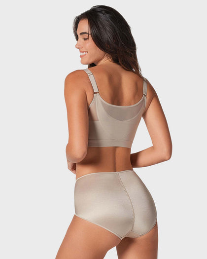 Panty faja clásico con control suave de abdomen#color_802-cafe-claro