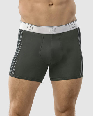 Bóxer corto con tecnología de ajuste perfecto en microfibra#color_a98-verde-oscuro
