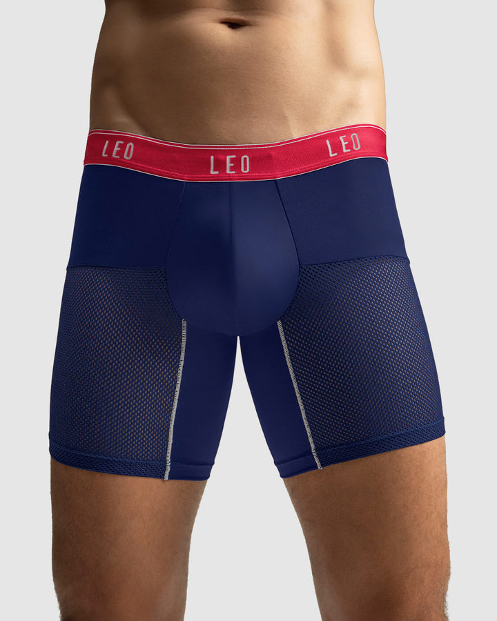 Bóxer medio de secado rápido con mallas transpirables en microfibra