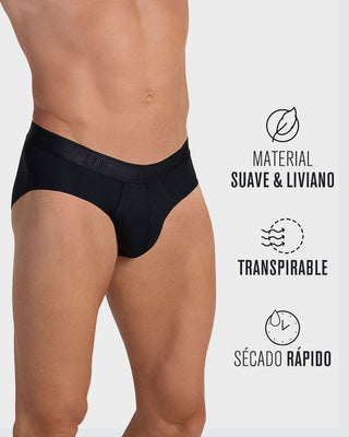 Bóxer brief de alta transpiración en microfibra ideal para uso diario#color_057-azul-claro-elastico-gris-claro