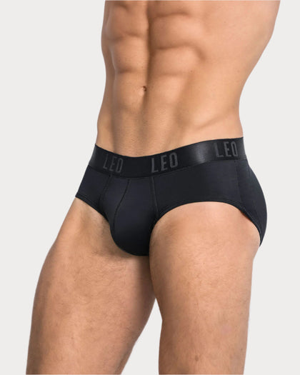 Bóxer brief de aumento de glúteos en microfibra con almohadillas extraibles#color_700-negro