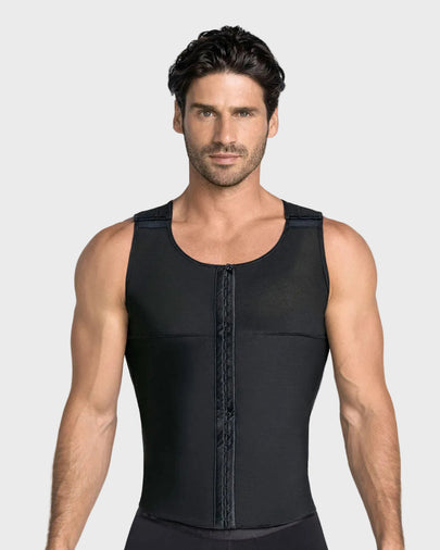 Faja postquirúgica para hombre de máxima compresión#color_700-negro