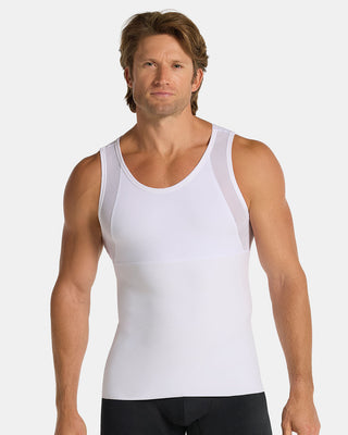 Camiseta manga sisa de compresión fuerte ideal para uso diario con algodón pima#color_000-blanco